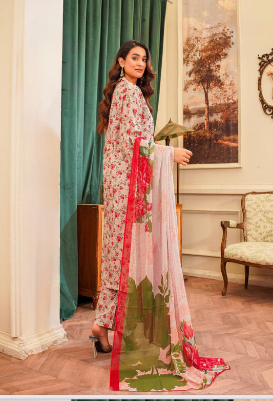 Vintage Blush Tassel Neck: A-279-08